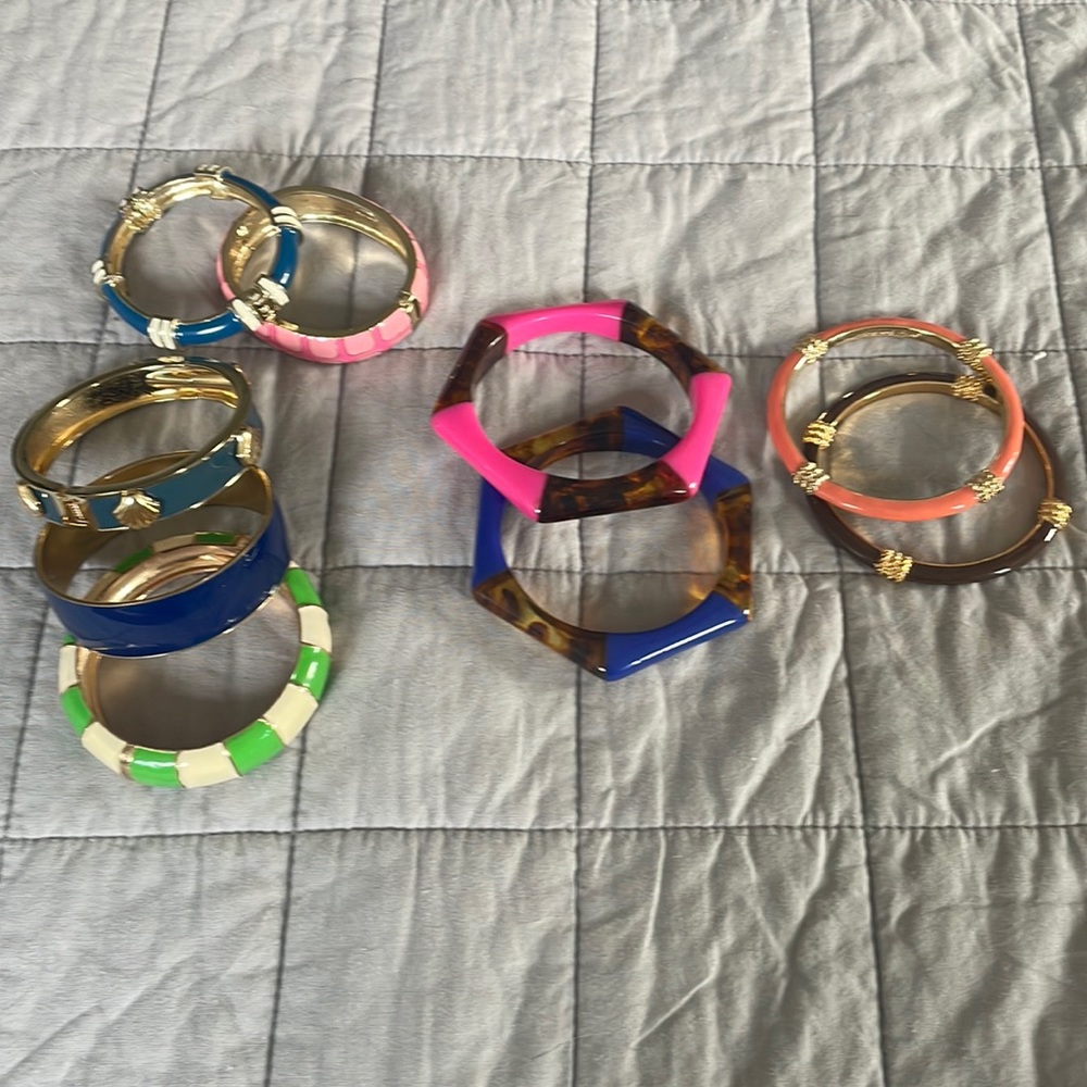 Preppy bangle and clasp bracelets!